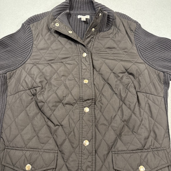 WOMENS XL SWEATER Croft and Barrow LAVENDER PINK 1/4 Zip Pullover CABLE KNIT - Picture 2 of 10